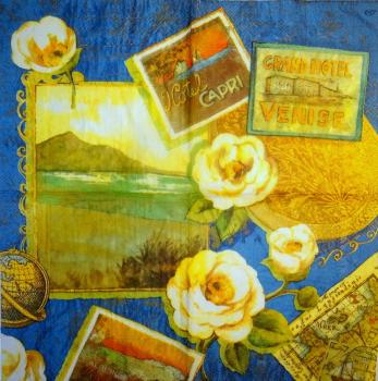 322 Rosen - 3-lagig (grau) - Ihr